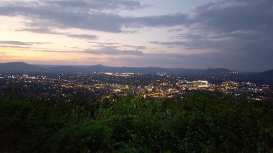 Roanoke from Mill Mountain at Night