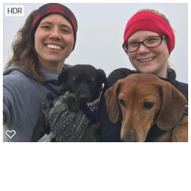 Residents and Pups Hiking