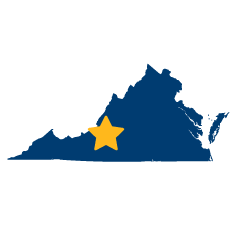 Roanoke, VA map location