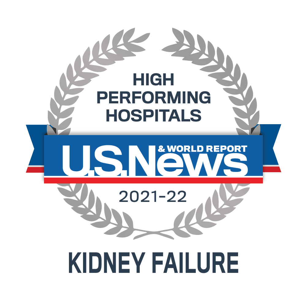 U.S. News High Performing Kidney Disease