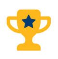 Trophy with star