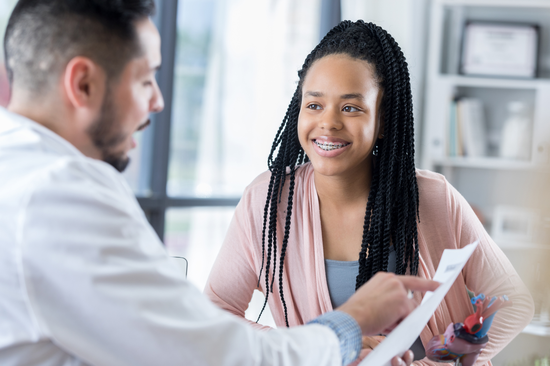 Doctor and female patient