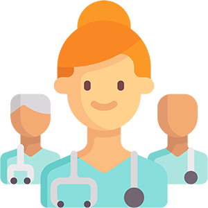 graphic of medical providers