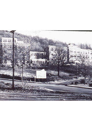 1949 picture of Roanoke Memorial and Crippled Children’s Hospital 