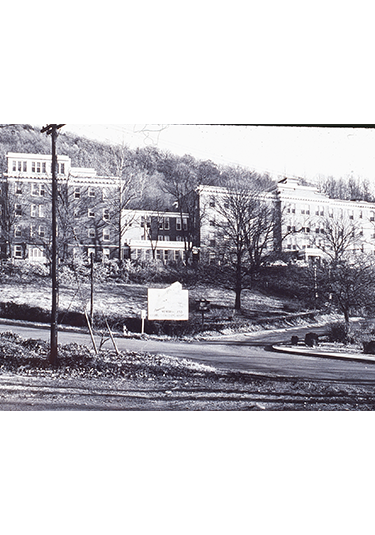 1949 picture of Roanoke Memorial and Crippled Children’s Hospital