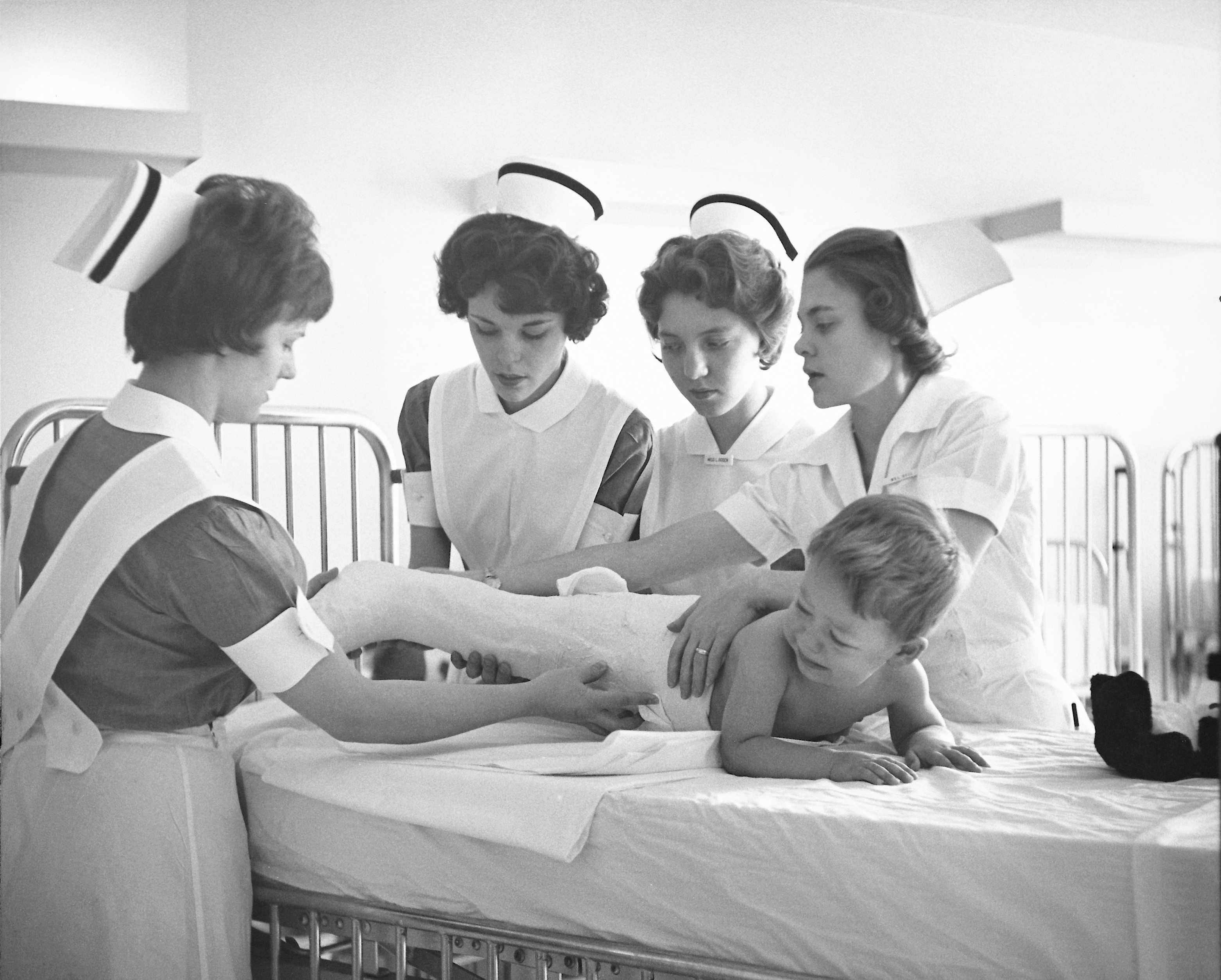1960s photo of student nurses