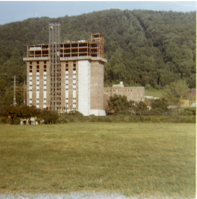 Construction of the West Tower at RMH - 1970