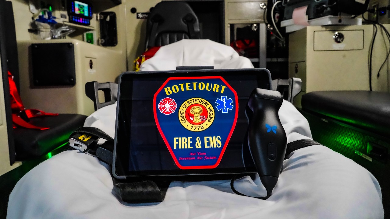 Botetourt EMS photo of ultrasound 