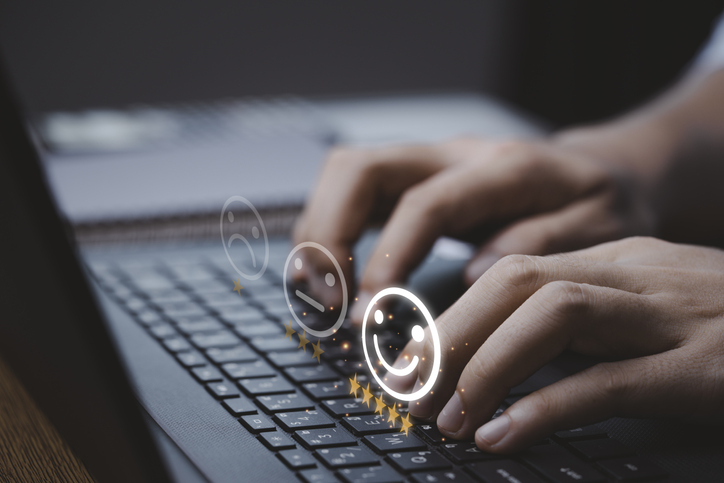 leaving an online review