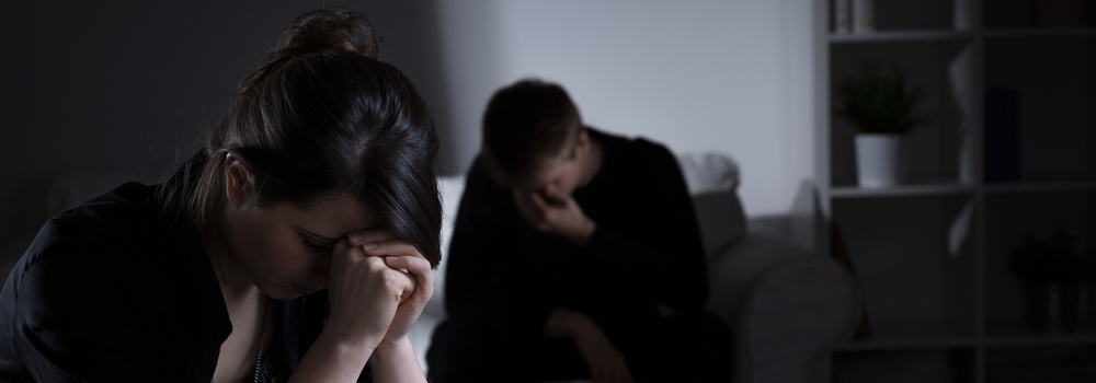 two parents in distress