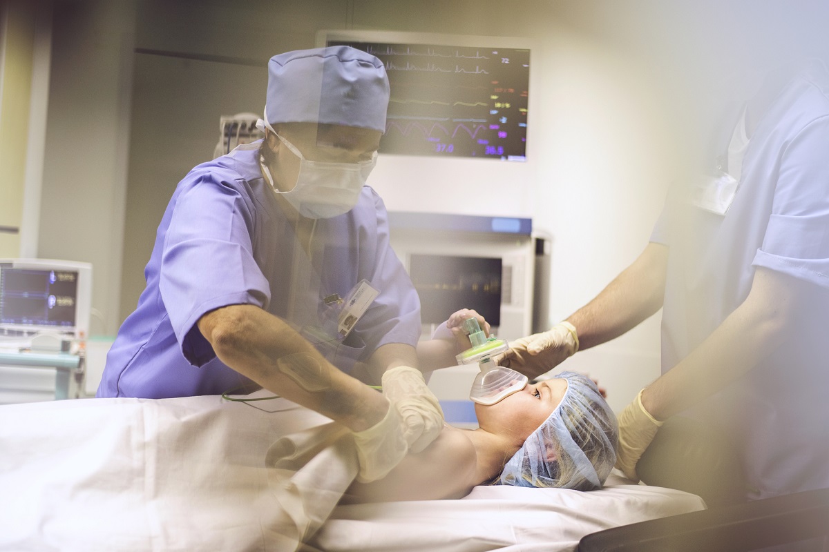 stock image of pediatric surgery preparation image