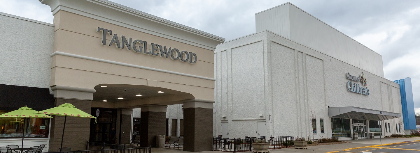entrance to Carilion Mental Health at Tanglewood in Roanoke, VA
