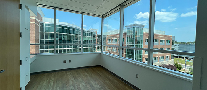 lab room with window