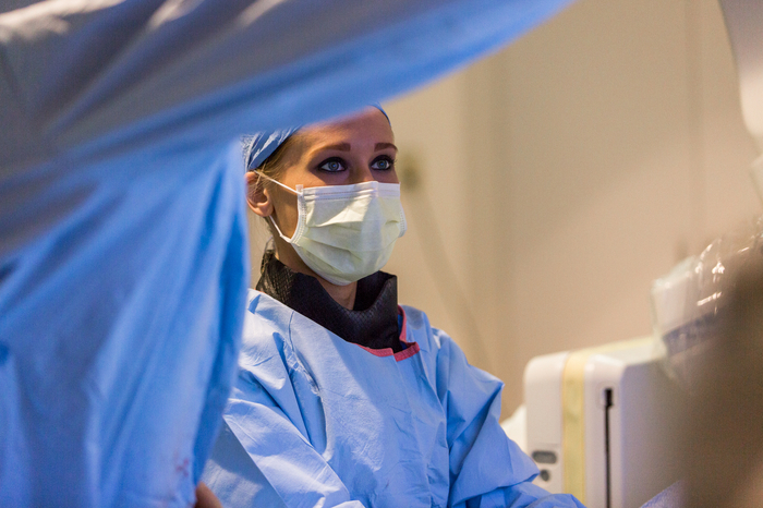 Dr. Rogers in surgery 