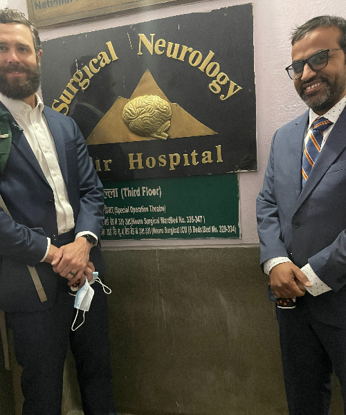 brendan kelin and srijan adhikari hospital