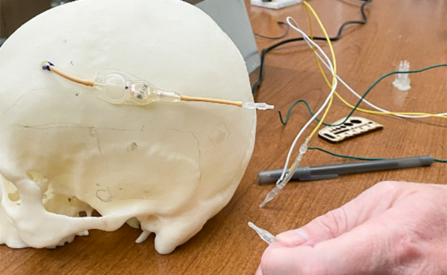 Close up of prototype 