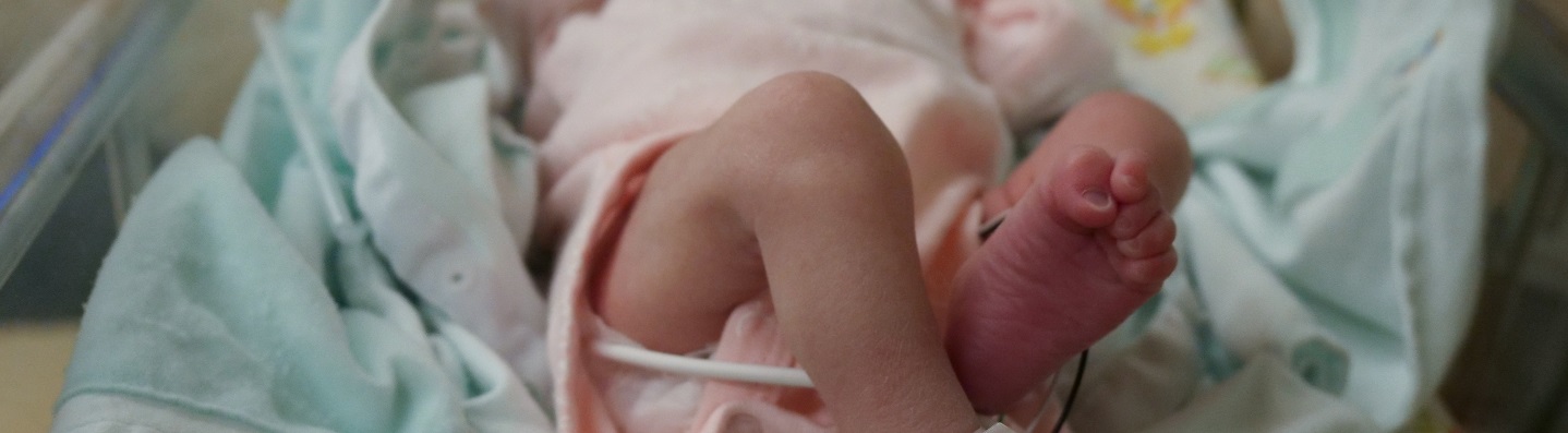 closeup of baby's feet at Carilion Clinic Level III NICU neonatal intensive care unit