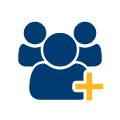 Group plus icon