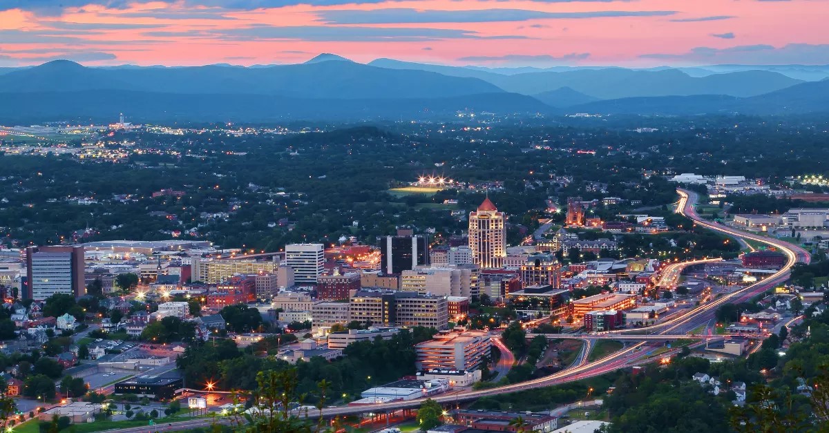 Downtown Roanoke Skyline