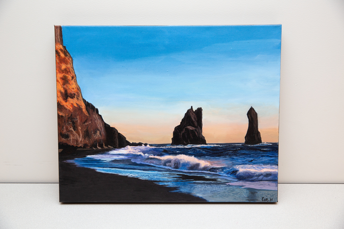 "Reynisfjara Beach, Iceland" by Eve Heletz